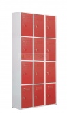 Szafka metalowa BOX, 12 skr. - 900 x 400 x 1800