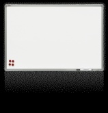 Tablica suchościeralno- magnetyczna w ramie aluminiowej OfficeBoard (lakierowana/ 240x120)
